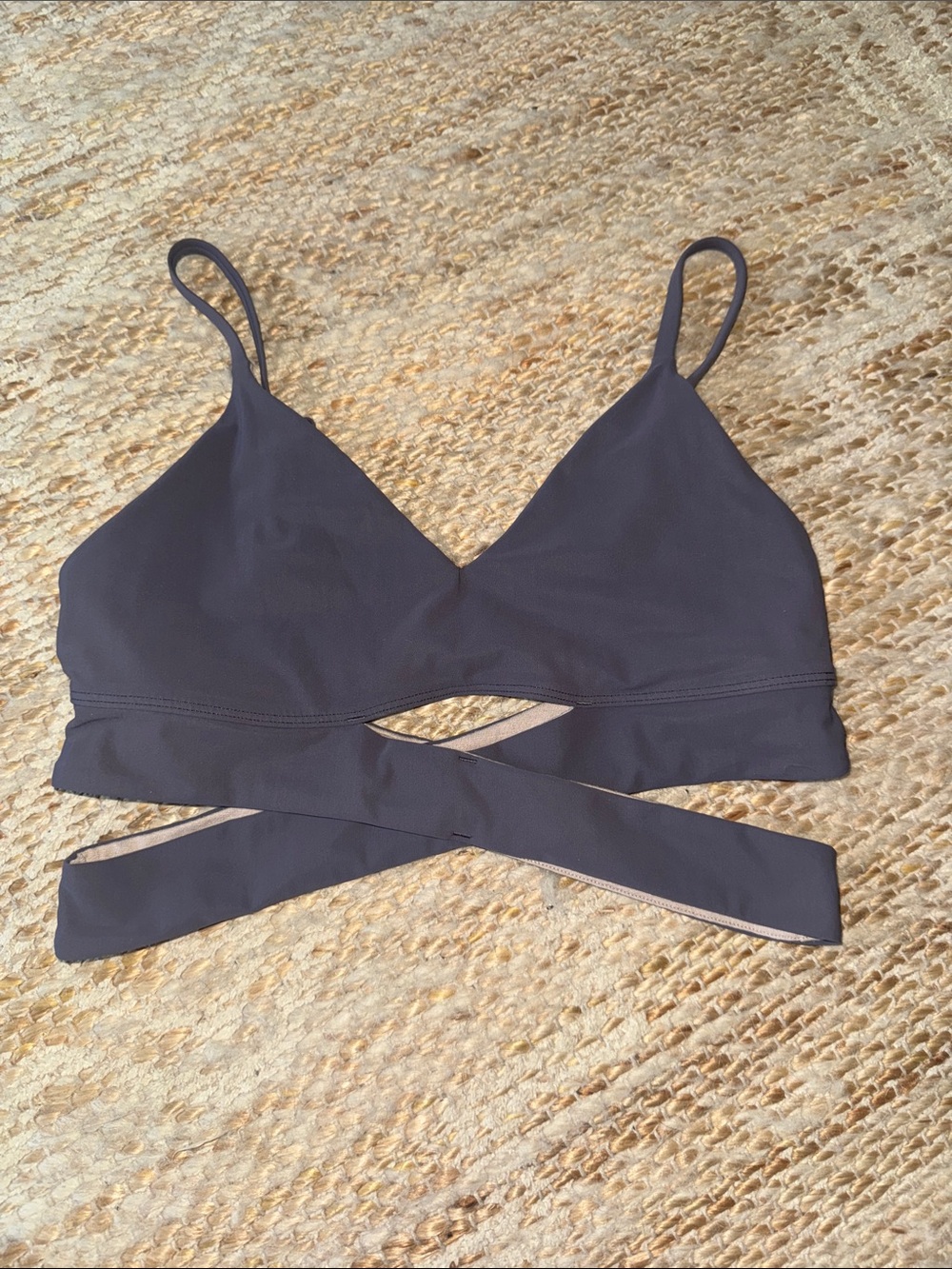 lululemon athletica purple Crisscross Strappy Bralette